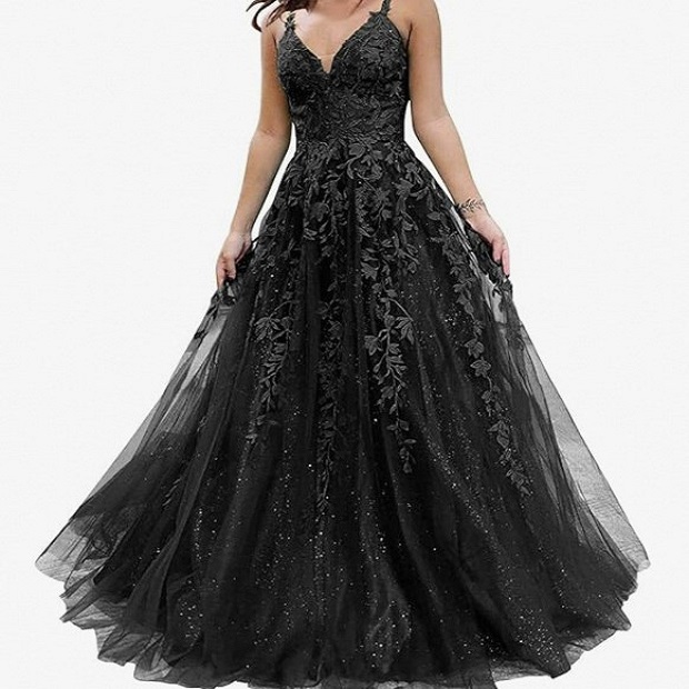 black prom dress