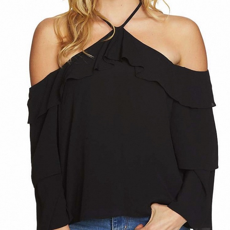 off-the-shoulder blouse