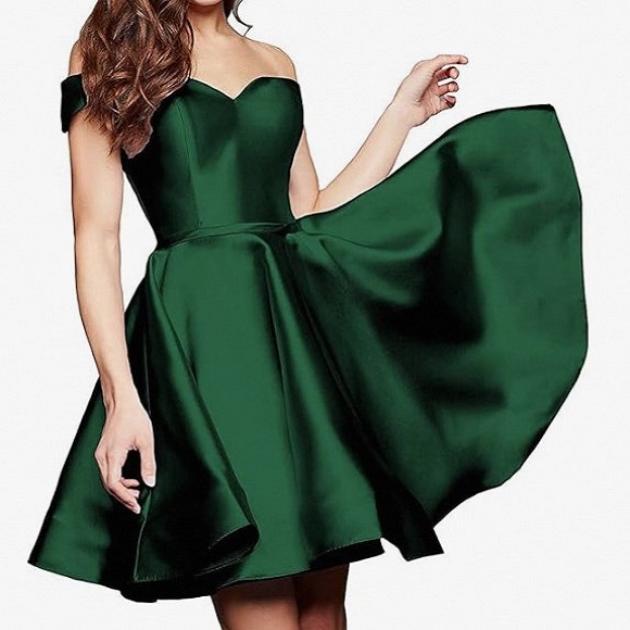 green short homecoming dresses