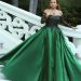 emerald green dress