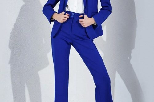 blue suit