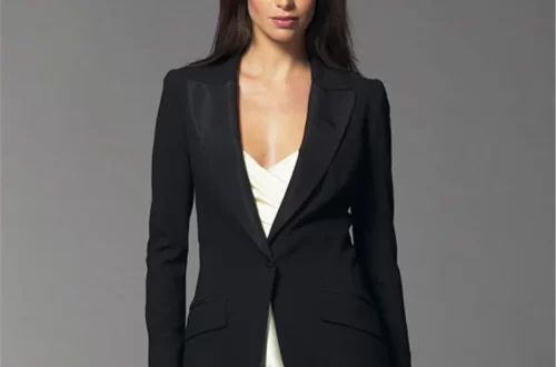 black formal dress suit for women