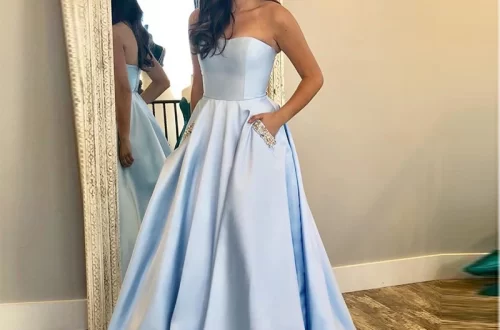 Light blue dress