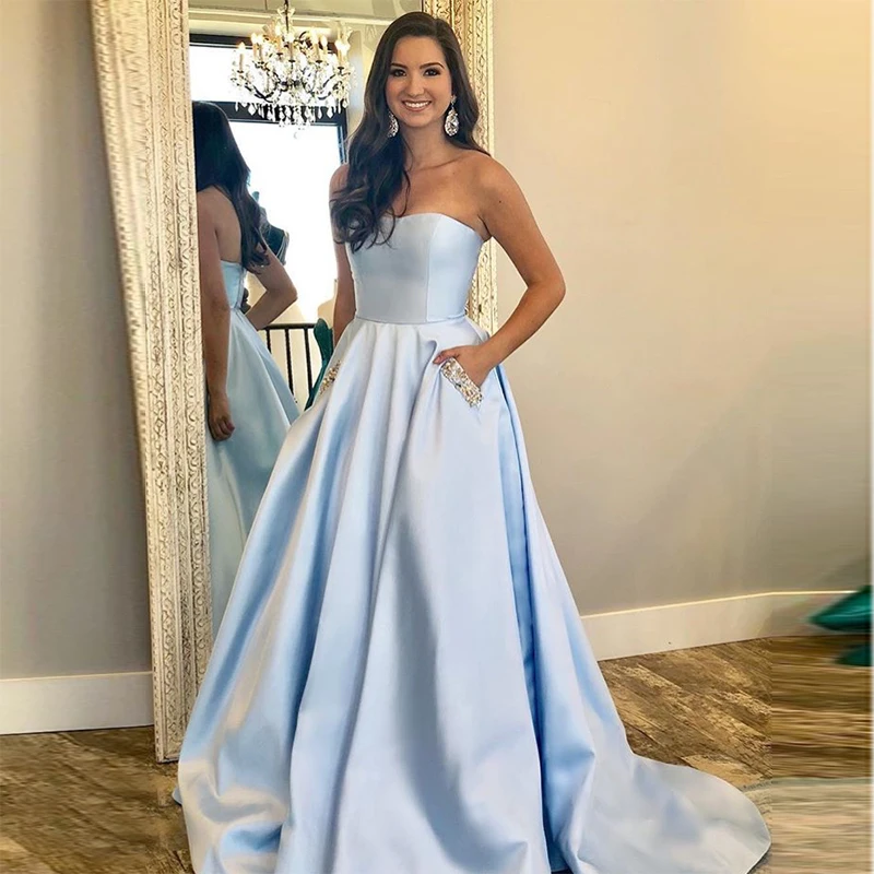 Light blue dress