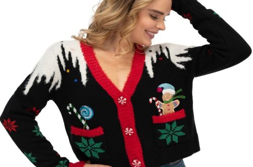 Women's holiday cardigans