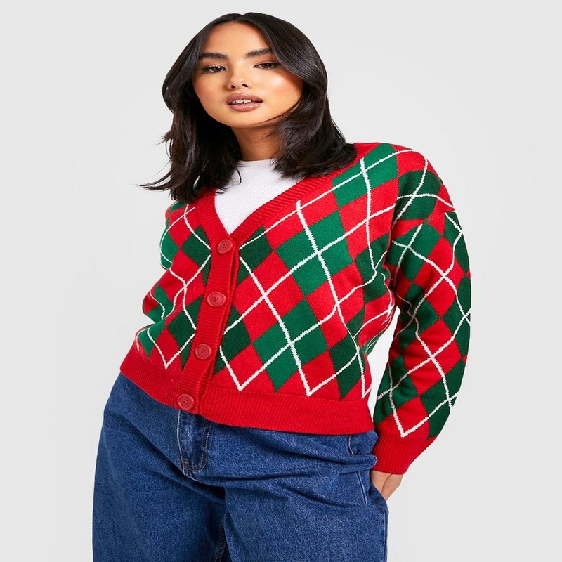 Women's holiday cardigans